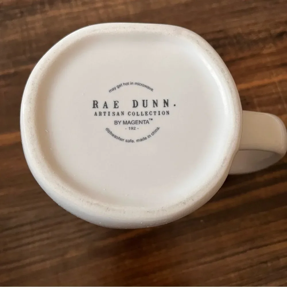 Rae Dunn Artisan Collection by Magenta GIRL BOSS White with Black Ceramic Mug